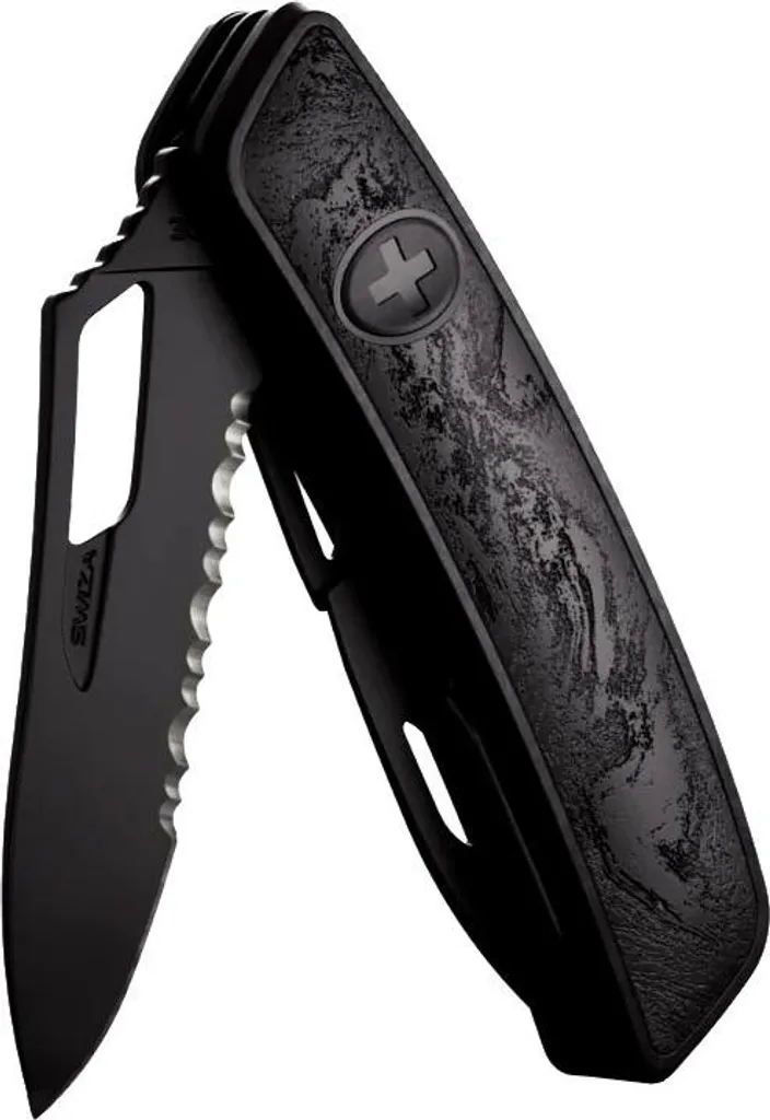 Couteau de poche Swiza SH03TR idéal pour le camping et l'urbex gris
