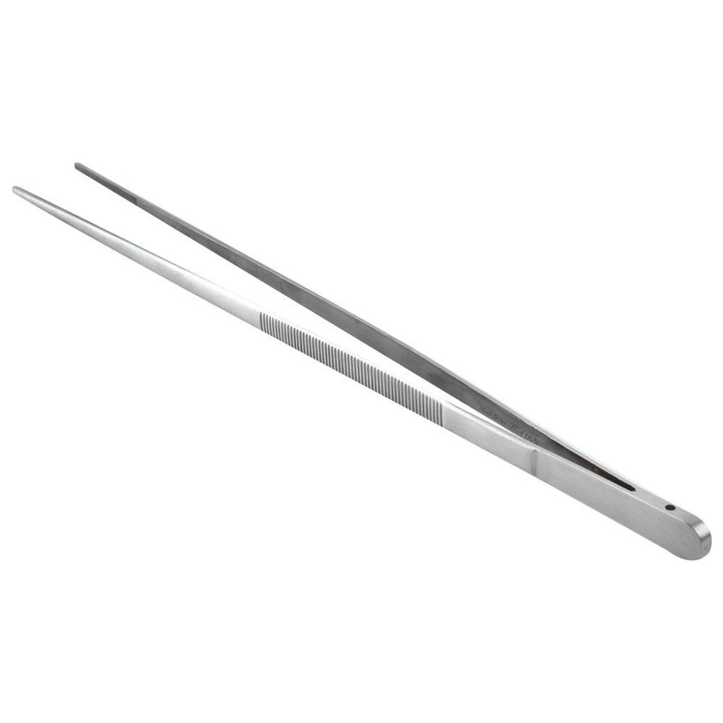 Set di 4 pinze per griglia in acciaio inox, pinzette da cucina, pinze da cucina, adatte per la cottura al forno, decorazioni per la tavola, nere | Leroy Merlin