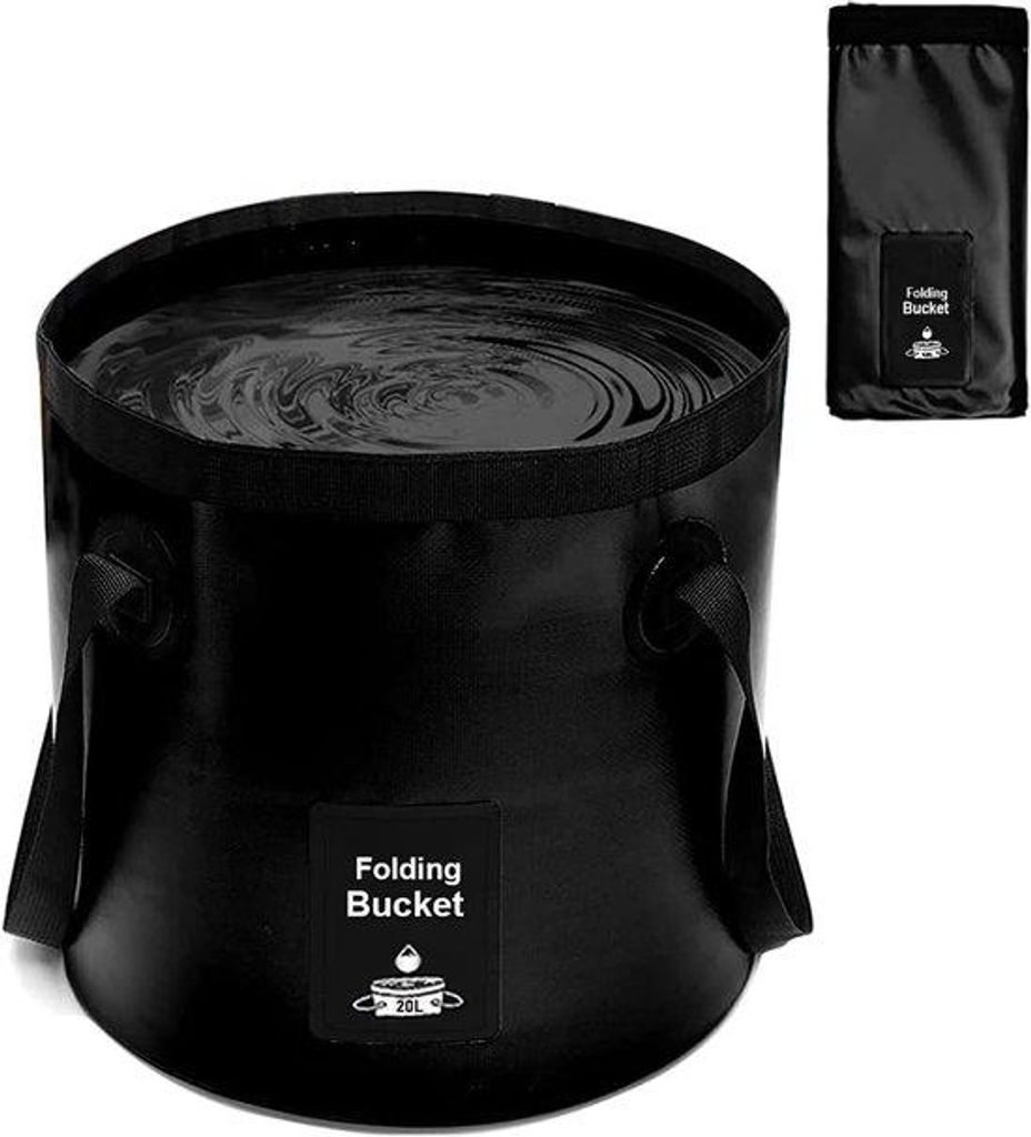 Leichtgewichtes, tragbares, schwarzes Outdoor-Set mit 20L Fassungsvermögen