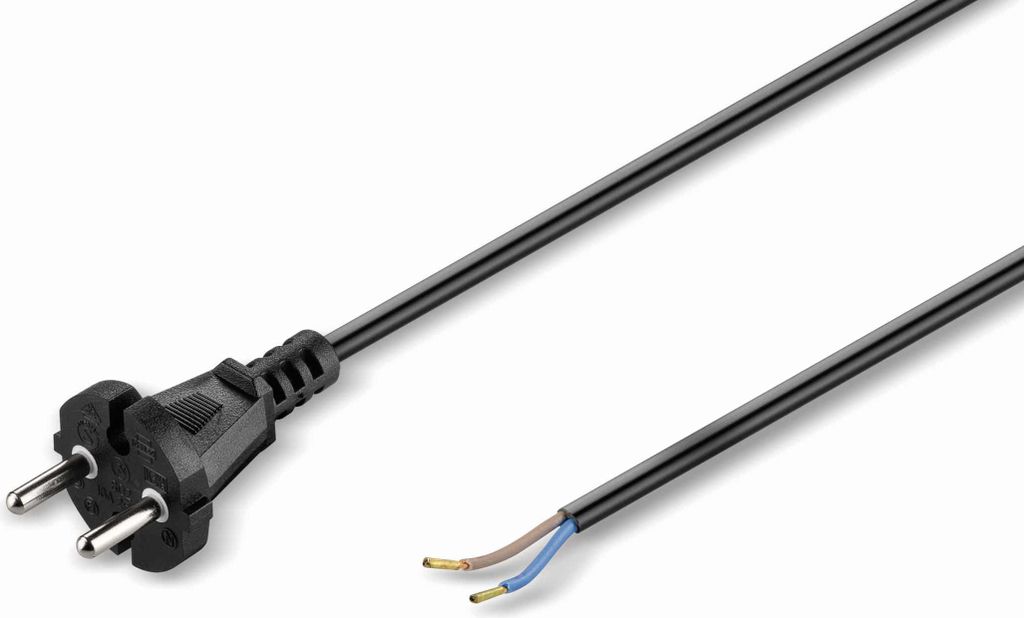 Goobay Universal Hoover Anschlusskabel 7,5 m, Schwarz
