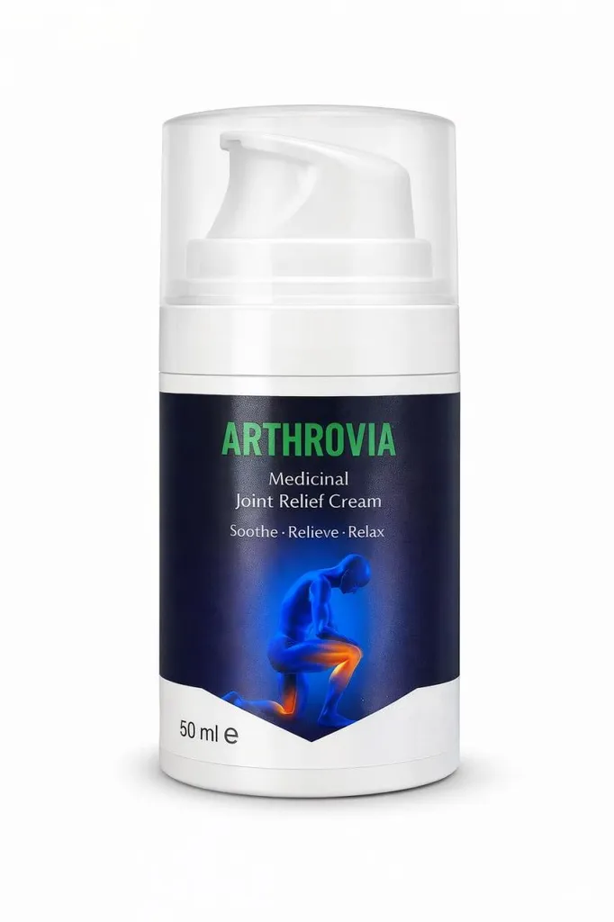 Arthrovia Crème 50 ml à Effet Froid pour Apaiser les Zones Articulaires