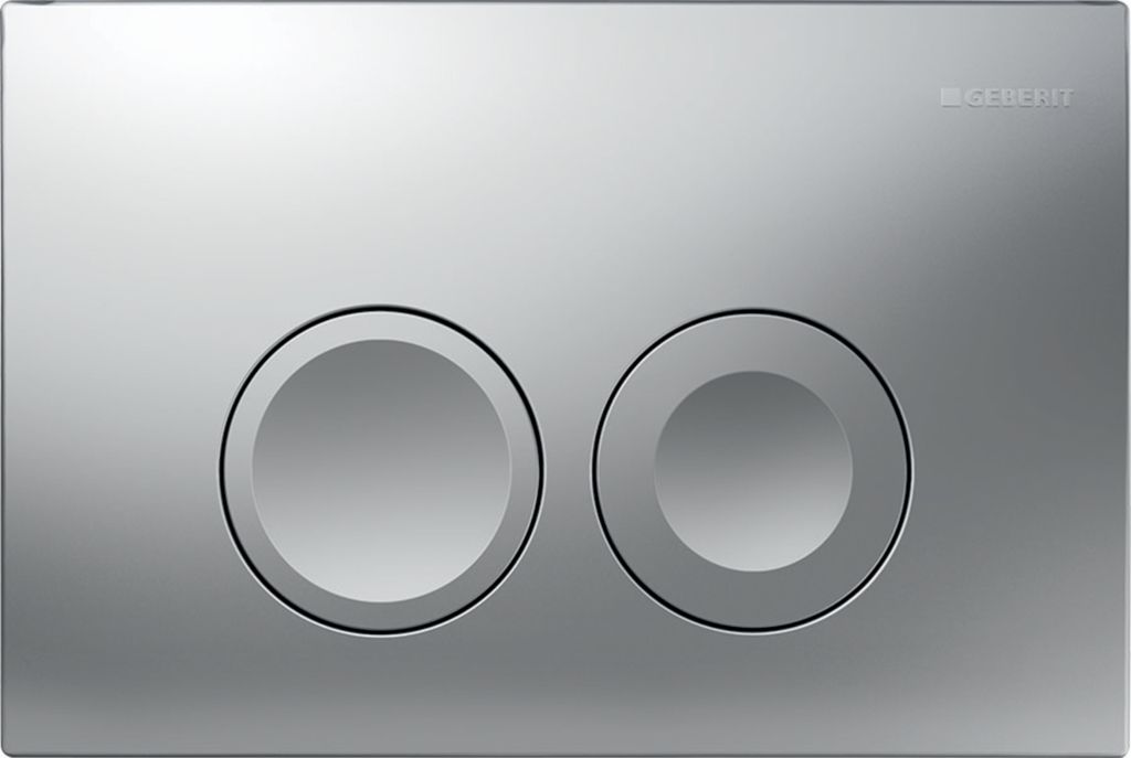 Geberit Delta25 Plaque de déclenchement pour rinçage à 2 Image du produit 