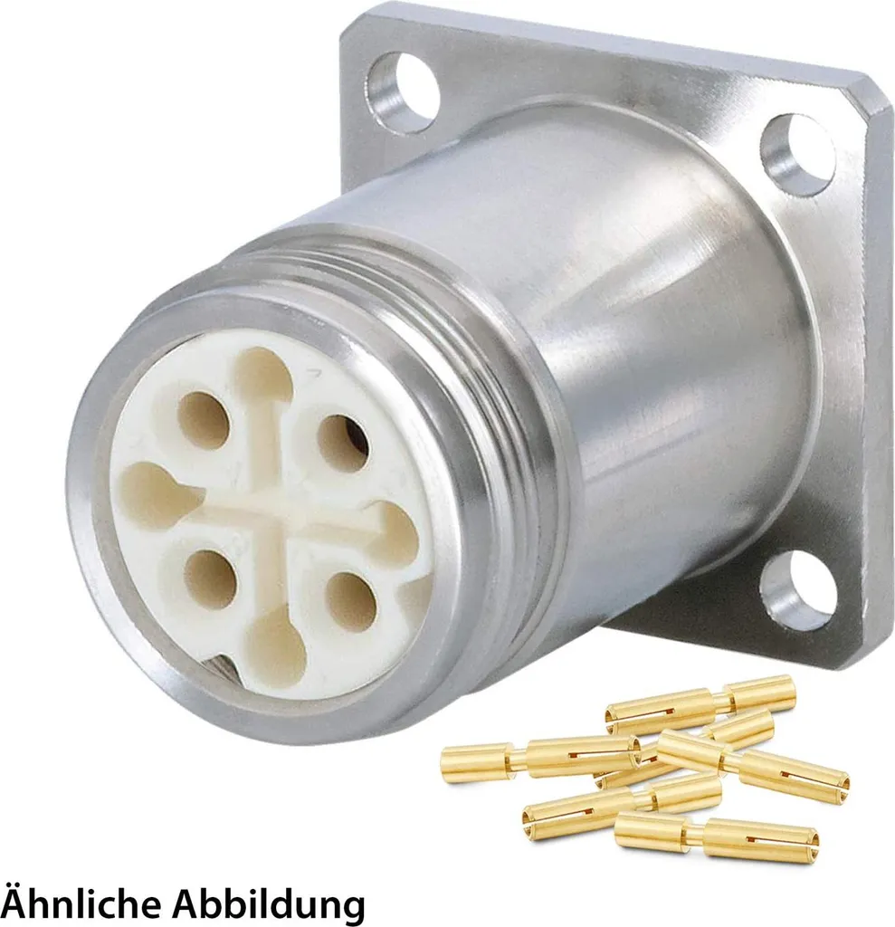 HUMMEL Connecteur M16 INOX 3 pôles sertissage droit avec contacts