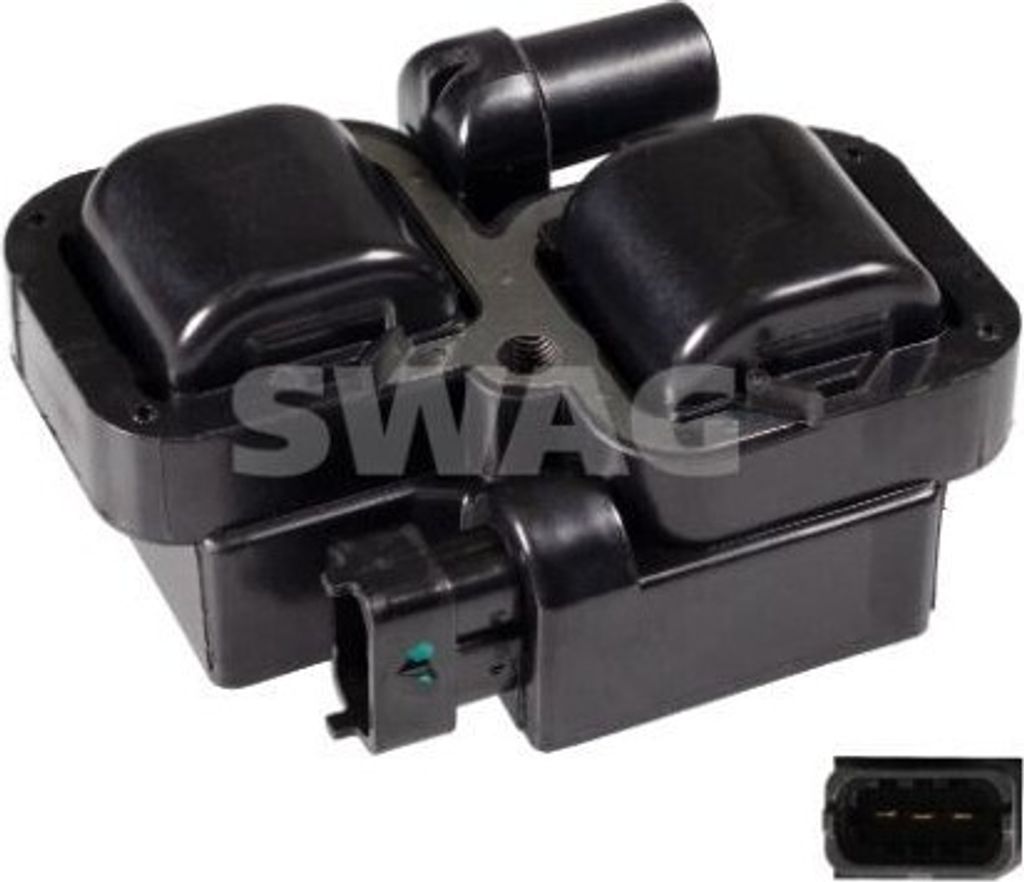 SWAG 10 92 8536 Zündspule passend für MERCEDES-BENZ E-Klasse Limousine (W211) A-Klasse (W169) C-Klasse Limousine (W203) B-Klasse (W245) VIANO (W639)
