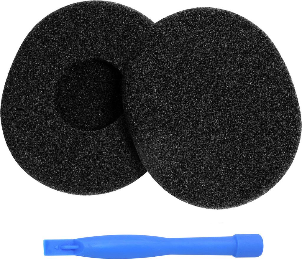 MMOBIEL Ersatz Ohrpolster für Logitech H800 Kopfhörer - Schaumstoff - Schwarz