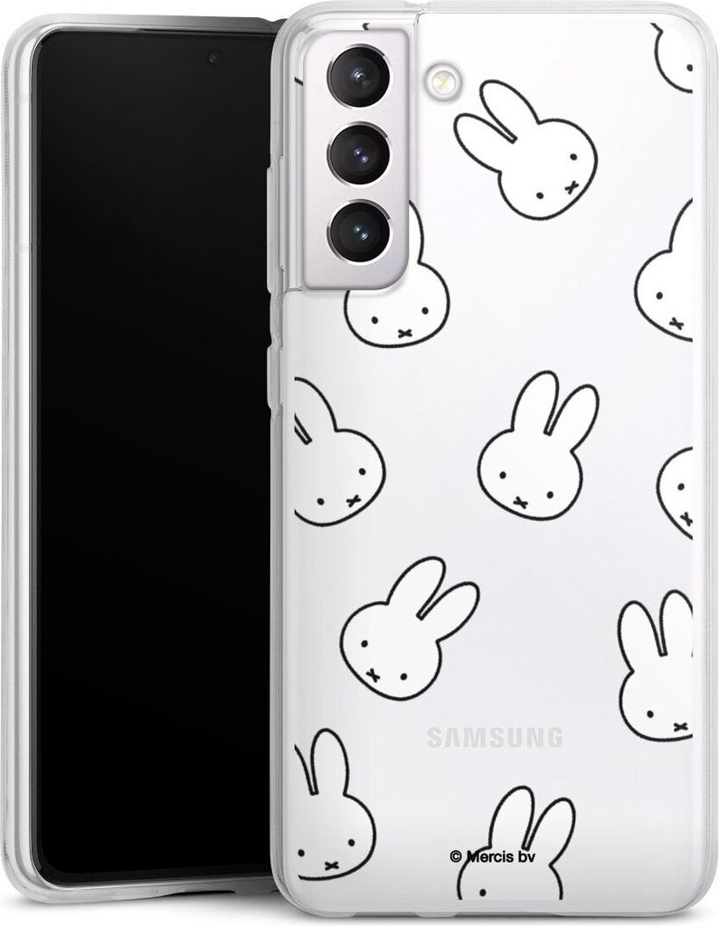 DeinDesign Handyhülle für Samsung Galaxy S21 FE 5G Silikon Hülle Case Smartphone Schutzhülle Muster transparent Miffy
