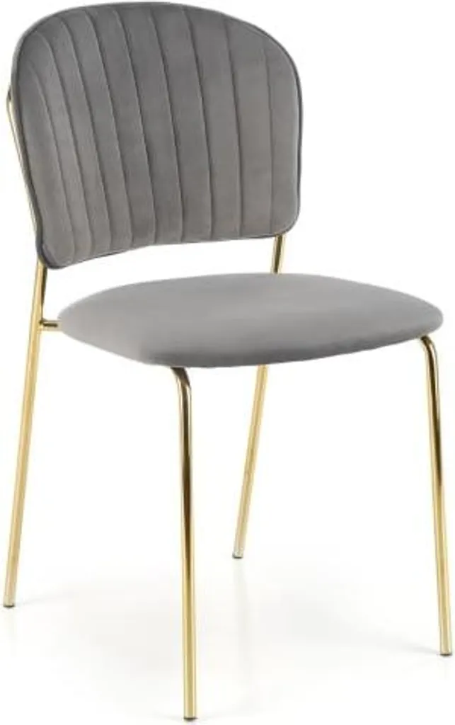 Chaise de salle à manger en bois de frêne K-499 style vintage chic