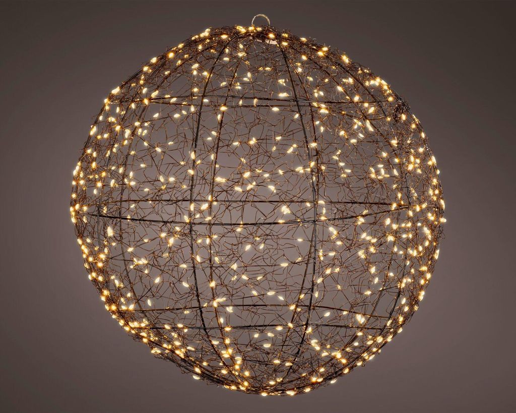 Frame light micro LED buiten dia. 38 cm zwart/klassiek warm Productafbeelding 