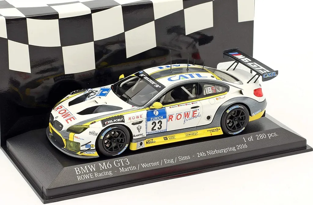 BMW M6 GT3 #23 ROWE Racing 24h Nürburgring 2016 Minichamps 1:43