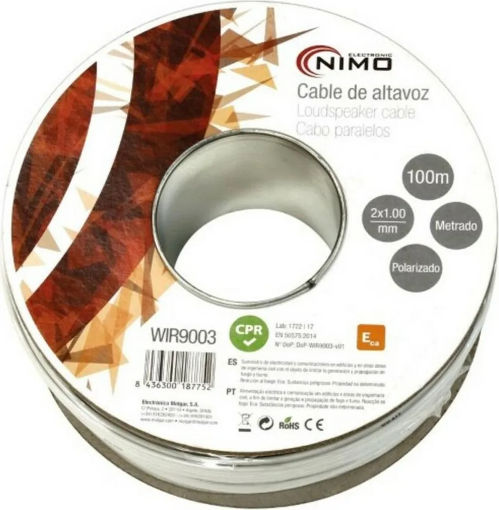 Câble Parallèle 100 mètres NIMO liaison longue distance pour informatique