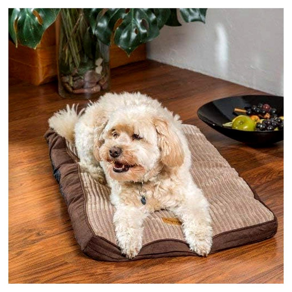 Liegekissen Größe S 50 x 75 x 6 cm für Hunde und Katzen, waschbar