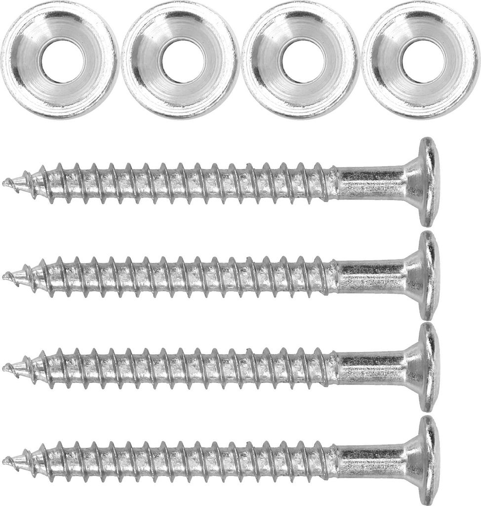 4 Stck Gitarren-Halsgelenk-Zwinge, Metall-Zwingenbolzen, Zubeh?r, Gitarren-Halsplattenschrauben, E-Gitarren-Teile, Gitarrenschrauben, Metall-Gelenk...