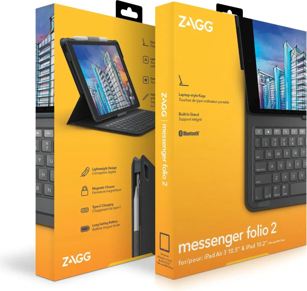 ZAGG Messenger Folio 2 Clavier sans Fil iPad : Évitez les Rayures et Chocs - 5