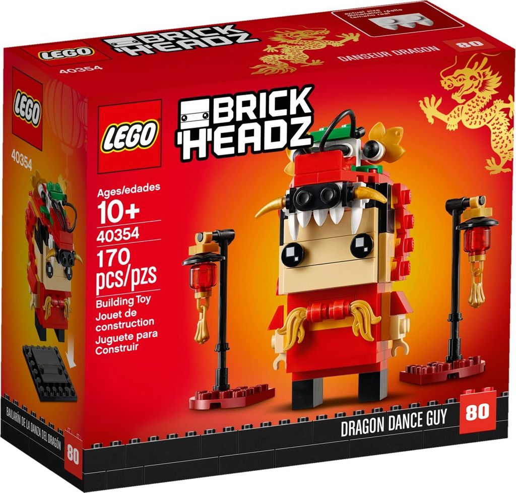 LEGO Brickheadz 40354 Drachentanz-Mann