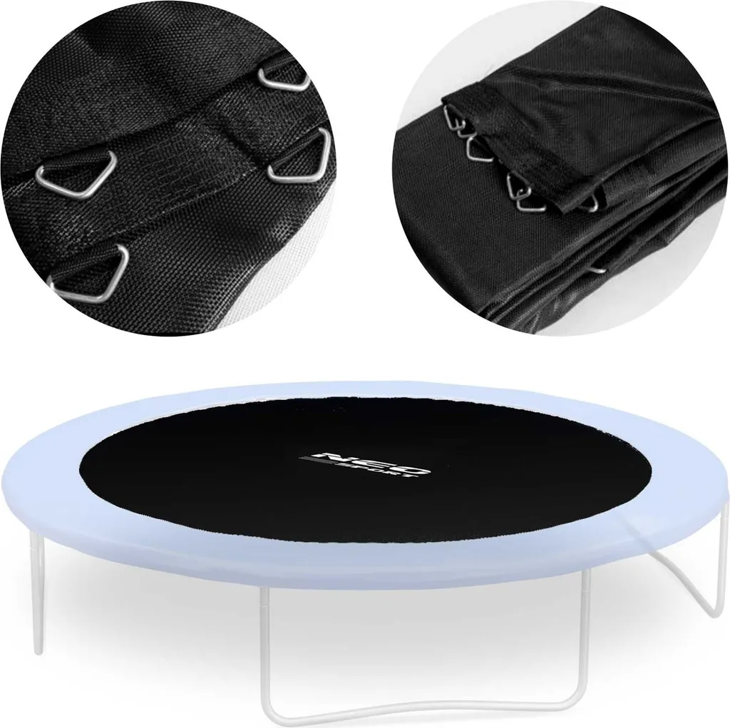 Tapis de trampoline 435 cm pour remplacer une toile usée 80 ressorts 14ft