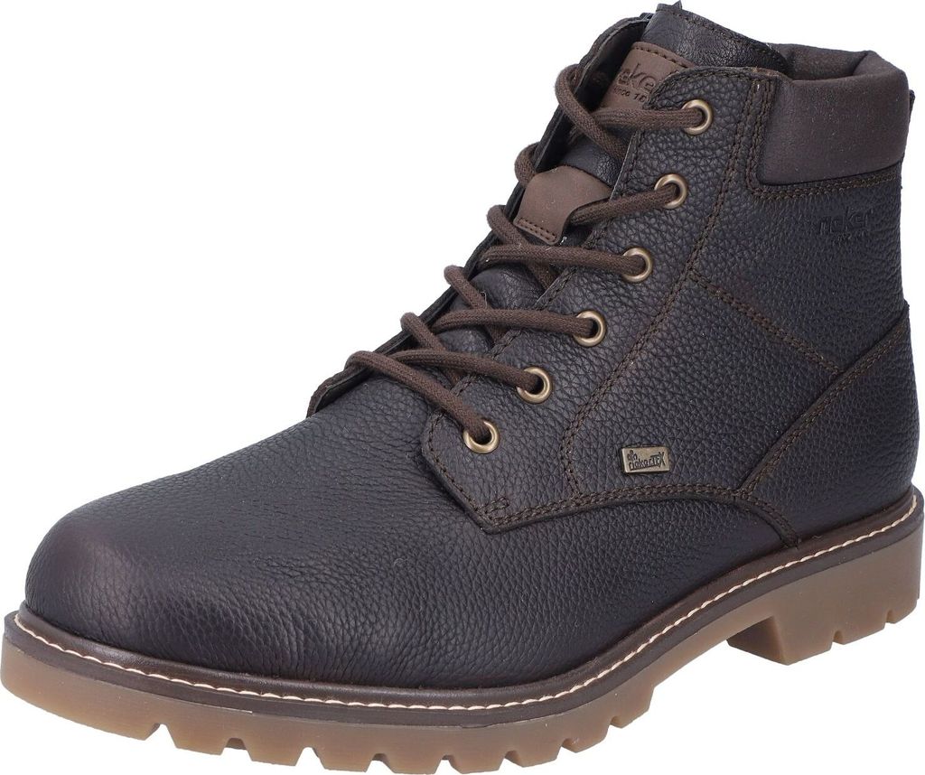 Rieker Herren Stiefelette 38842 Braun Leder 43 EU