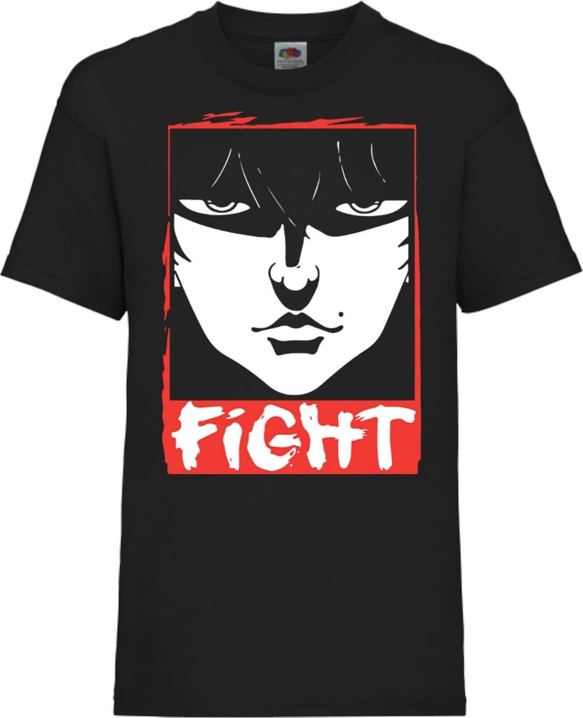 Kinder T-Shirt Baki The Grappler 02 Boxer Fighter, 9-11 Jahr - 140 / Schwarz