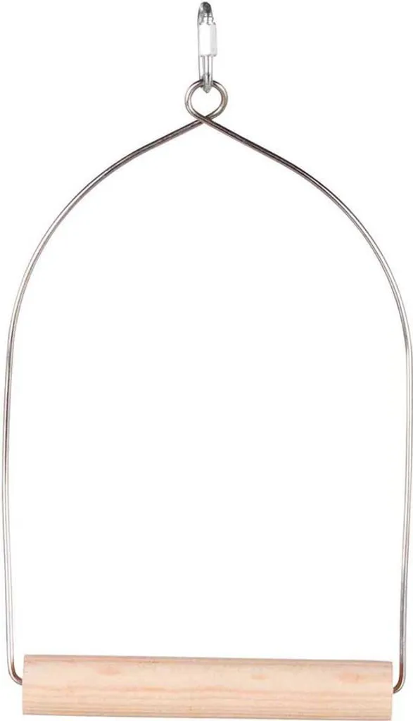 Altalena ad Arco 15x27 cm in Legno per Volatili | Qualità Garantita