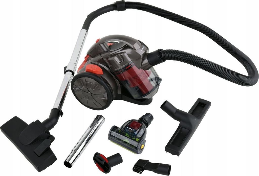 Staubsauger Lund 700W Zyklon Beutellos Hepa Turbo Bürste 5 Bürsten
