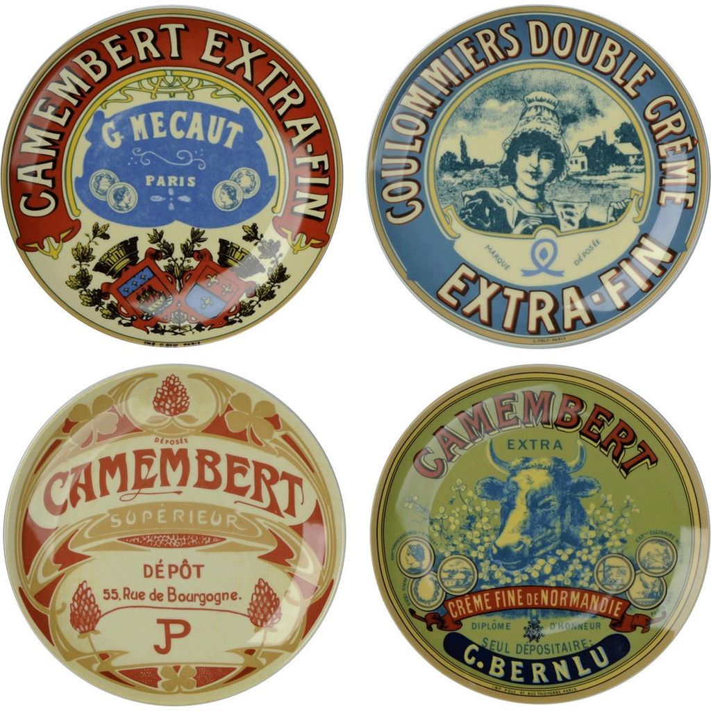 Lot de 4 assiettes à camembert DRH Image du produit 