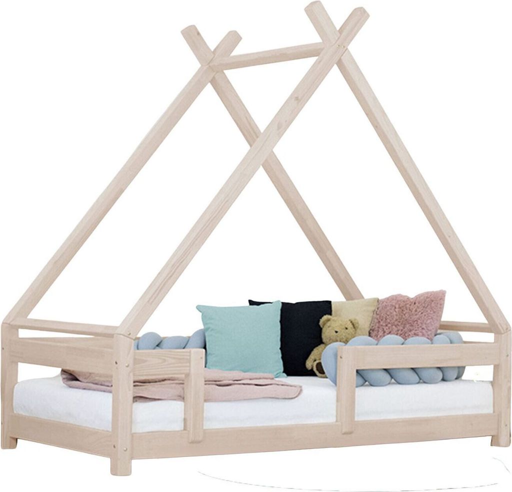 Kinderhausbett TAHUKA 120 x 190 Beige
