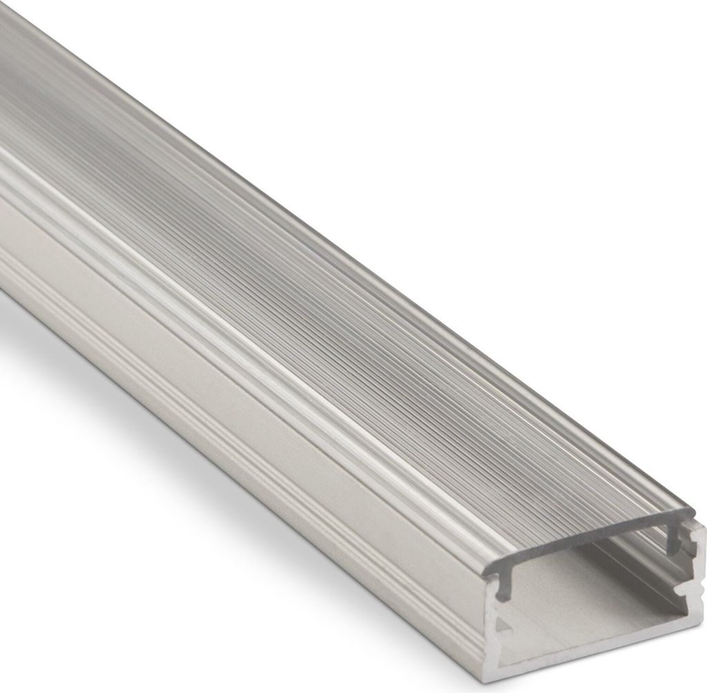 25 Stück LED Profil-11 mit klarer Abdeckung je 2m für LED Streifen