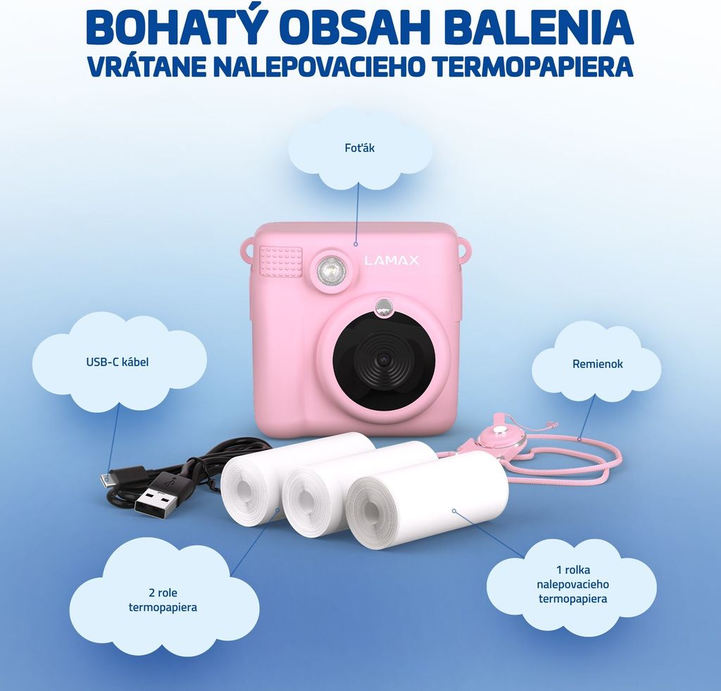 LAMAX InstaKid1 Pink Obrázok produktu 8