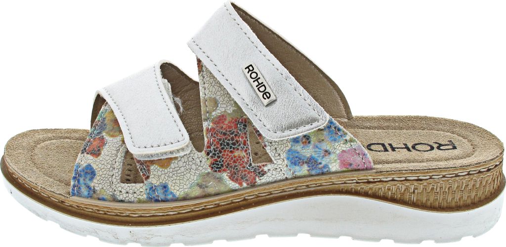 Rohde Damen Pantolette floral bedruckt Blumen Muster Produktbild 
