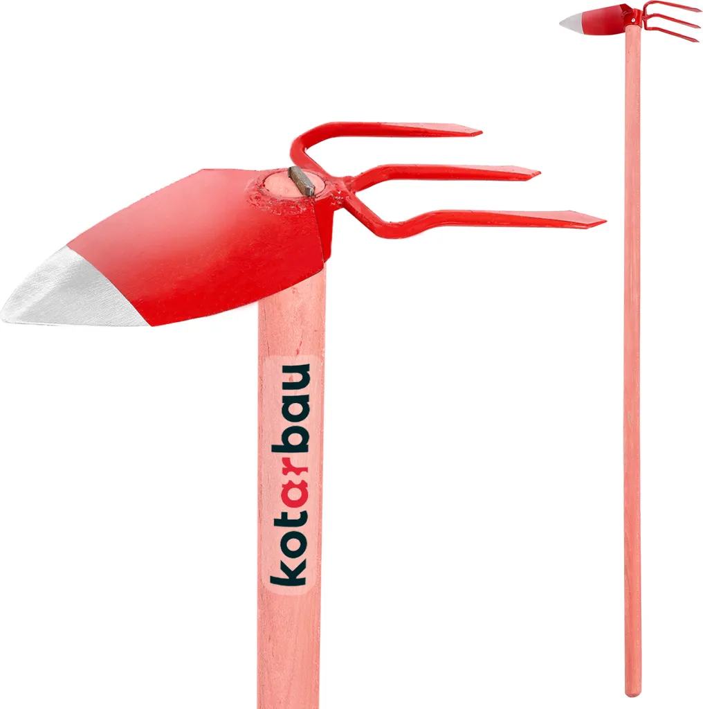 KOTARBAU® Zappetta Cuore 3 Denti 120cm | Tradizione per il Giardino