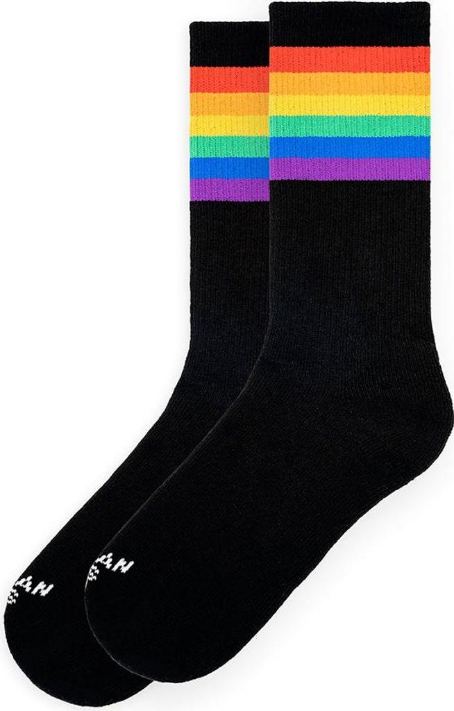 American Socks Rainbow Pride Black .