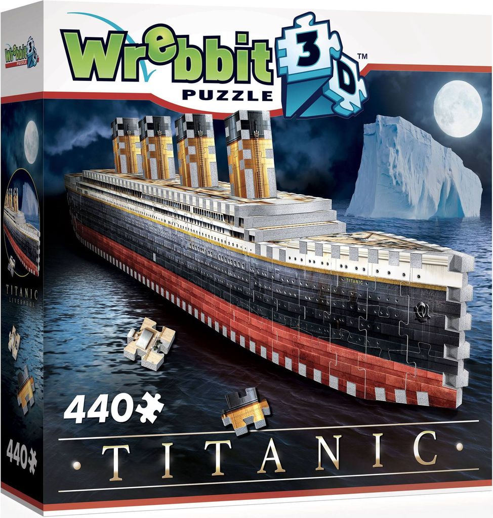 Wrebbit 3D Puzzle 440 el Titanic Obrázok produktu 