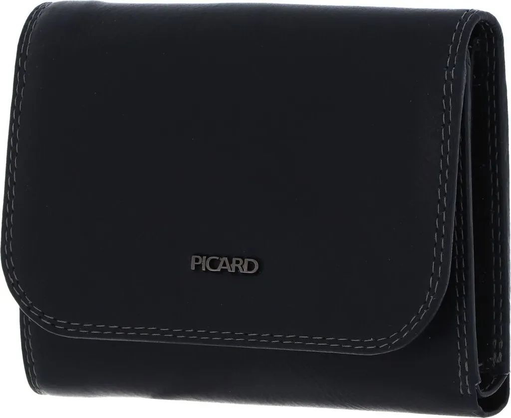 Porte-monnaie Picard Eternity 1 marine, grand portefeuille en cuir