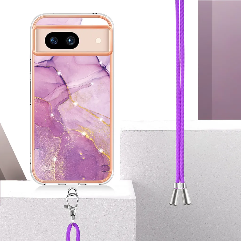 Cover Google Pixel 8A Rosa con Cinturino: Eleganza e Protezione TPU
