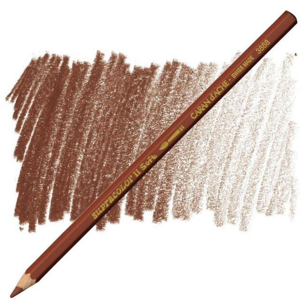 Caran d'Ache Aquarellstift Spielzeug - sienna gebrannt Farbstift
