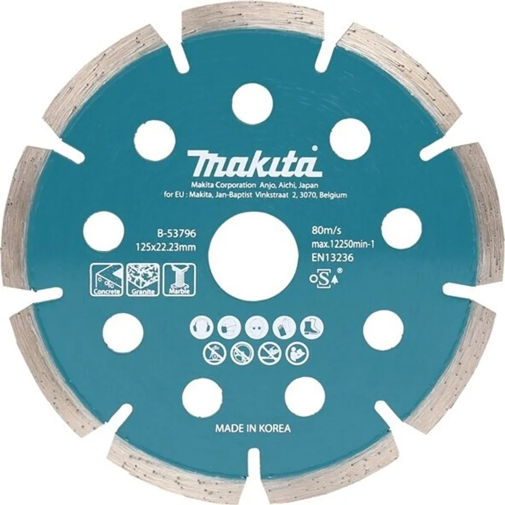 Makita B-53796 Disque diamant ultra fin 125mm pour une coupe nette