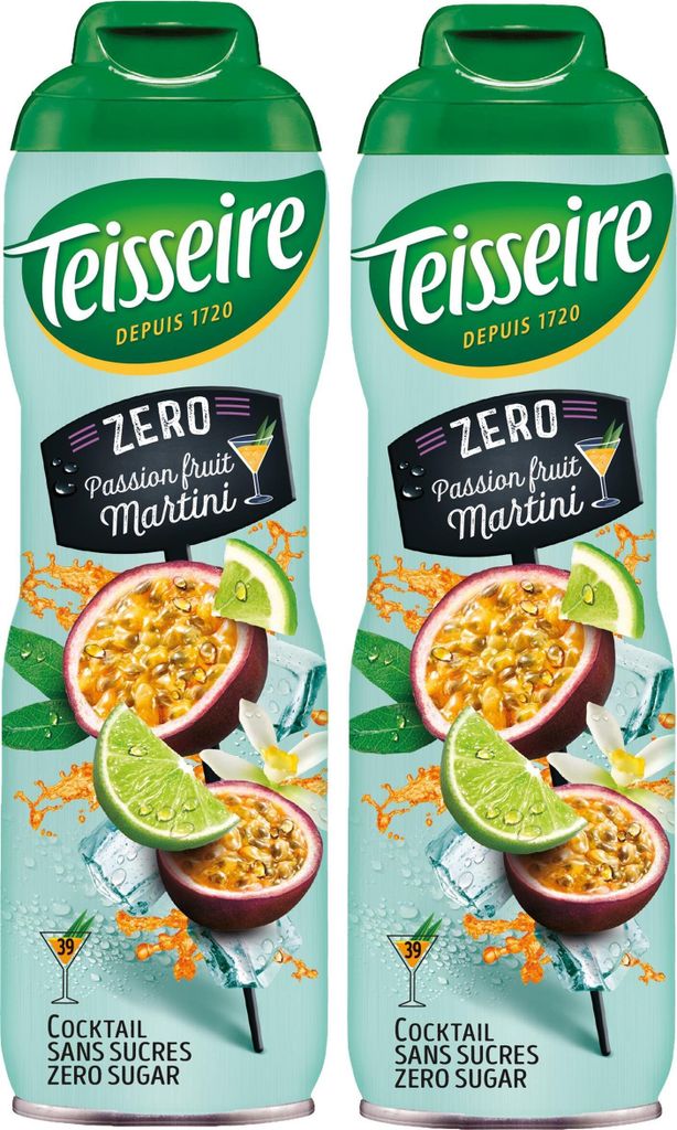 Teisseire Getränke-Sirup Passion Fruit Martini Maracuja 0% Produktbild 