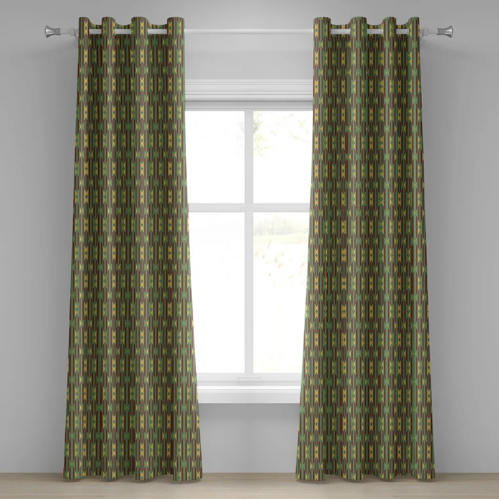 Tenda ABAKUHAUS Kente Diamond: Colore e Carattere per le tue Finestre