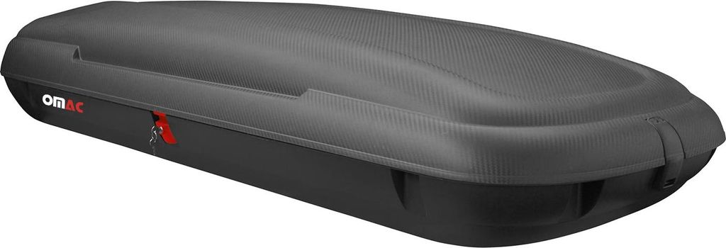 OMAC Dachbox Dachkoffer Gepäckbox 480 Liter Carbonlook Produktbild 