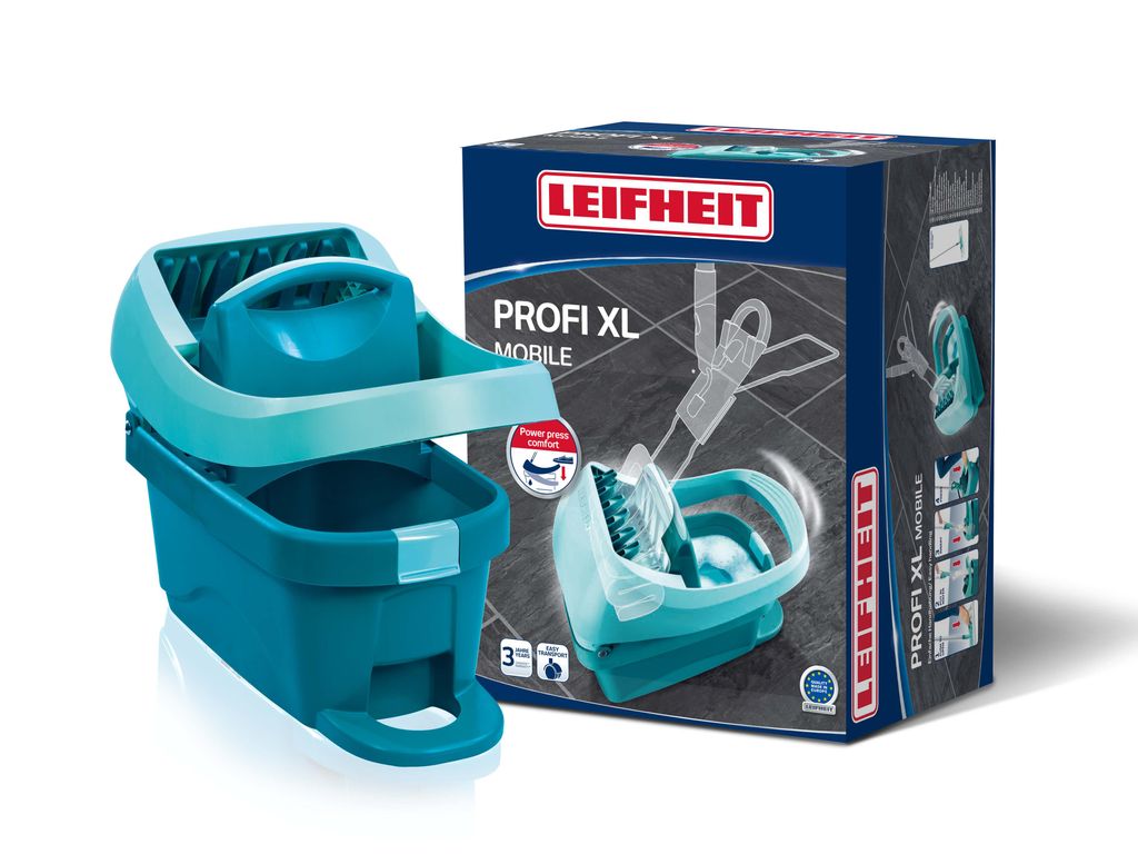 Leifheit Wischtuchpresse Profi XL mit Rollen Produktbild 