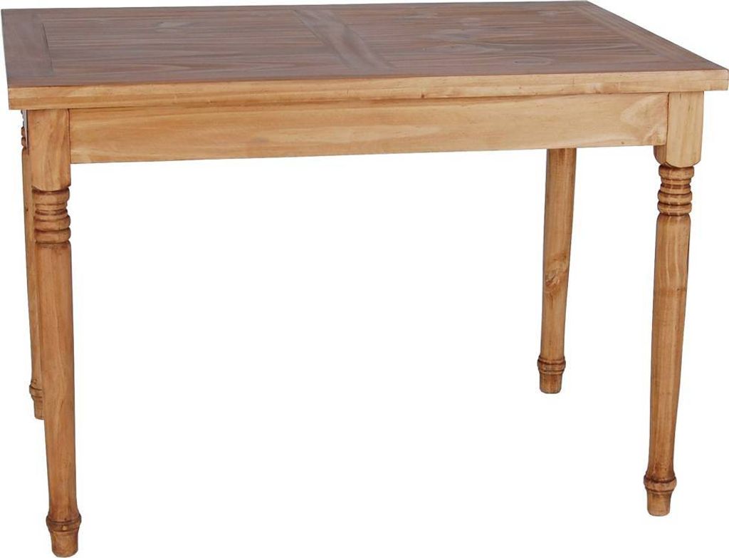MiaMöbel Esstisch Mexico Möbel 110x70 cm Landhausstil Massivholz Pinie Honig