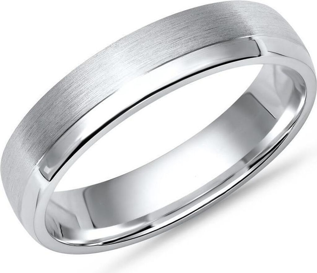 Unique Silberring 925 Sterling Silber matt 4,5mm breit R8525