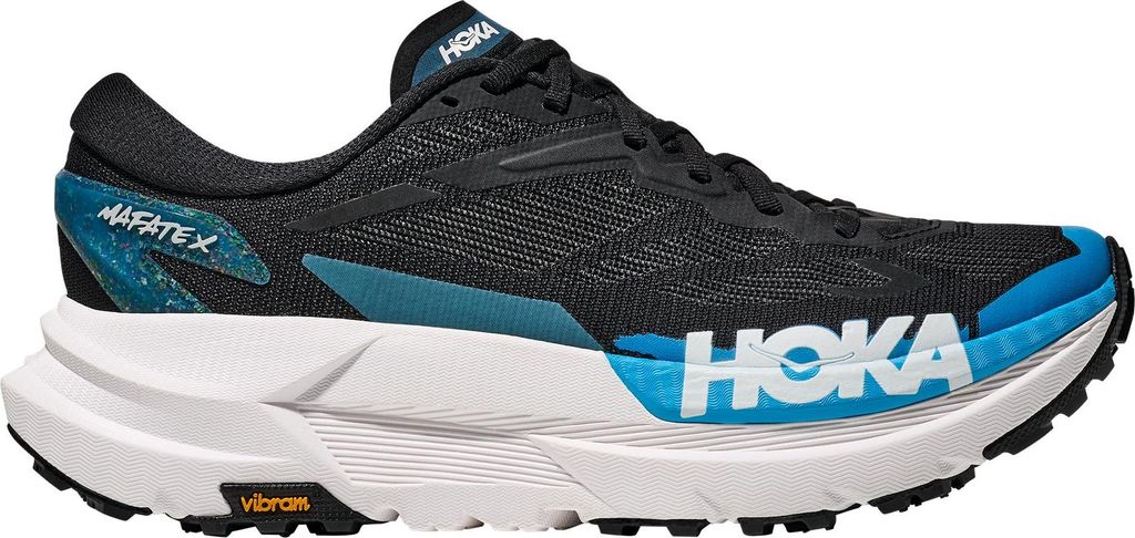 Hoka M Mafate X - black / skyward blue, Größe:11.5
