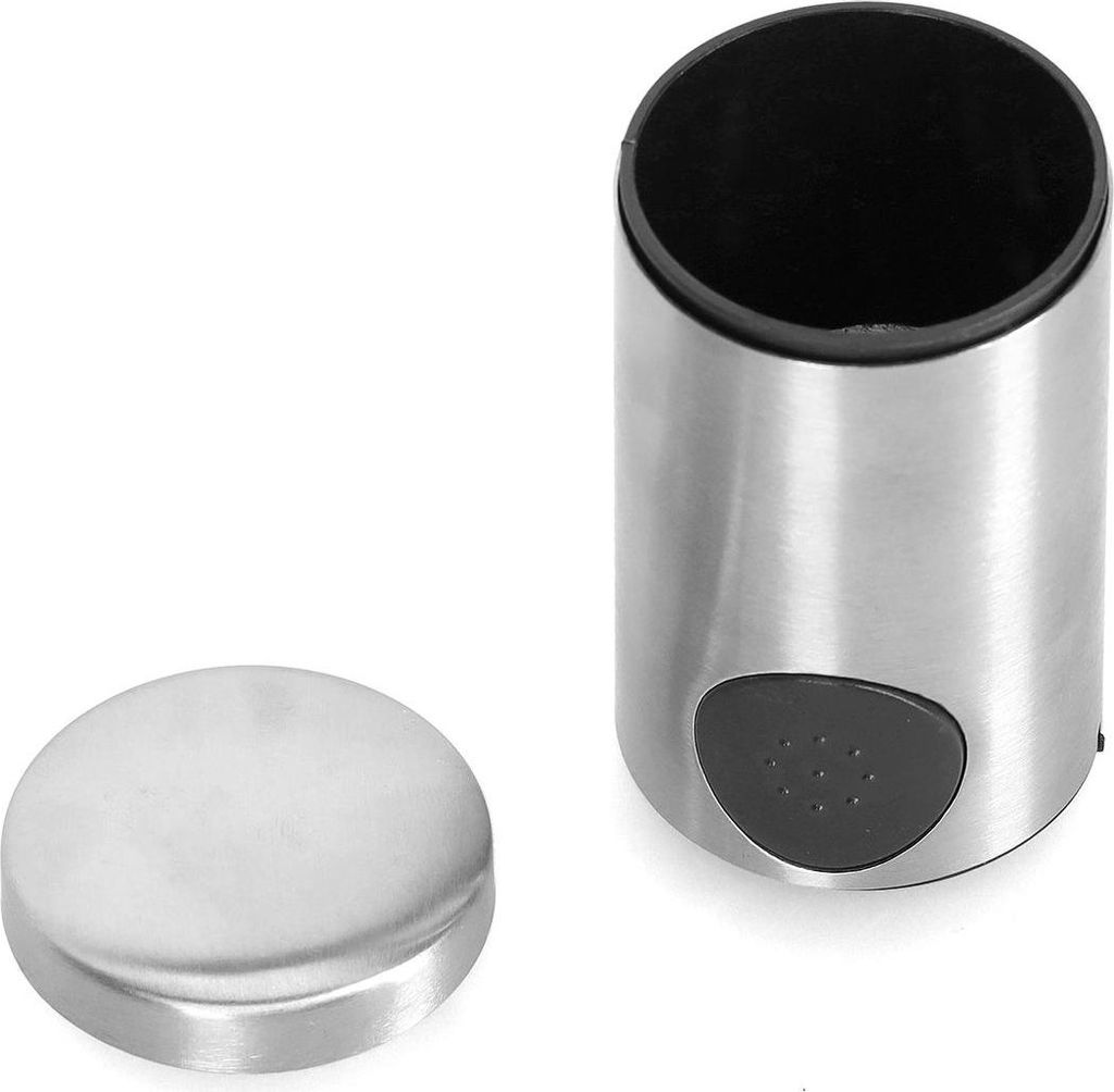 Zeller Süßstoff-Spender, Edelstahl Ø4,7x7,5 Zuckerstreuer