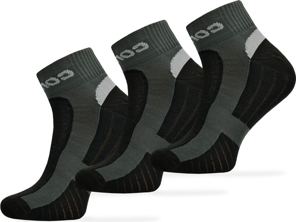 SKIETY Schnelltrocknende Thermoaktive Radsocken STB DryTex Schwarz - 35-38