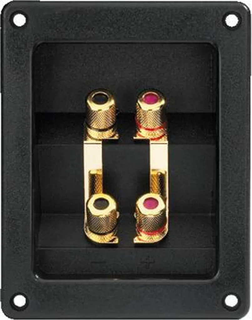Terminal de Branchement Enceinte Monacor ST-400GM pour Câble Audio