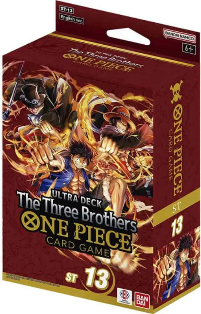 One Piece Card Game Ultra Deck ST-13 The Three Brothers Version Scellée