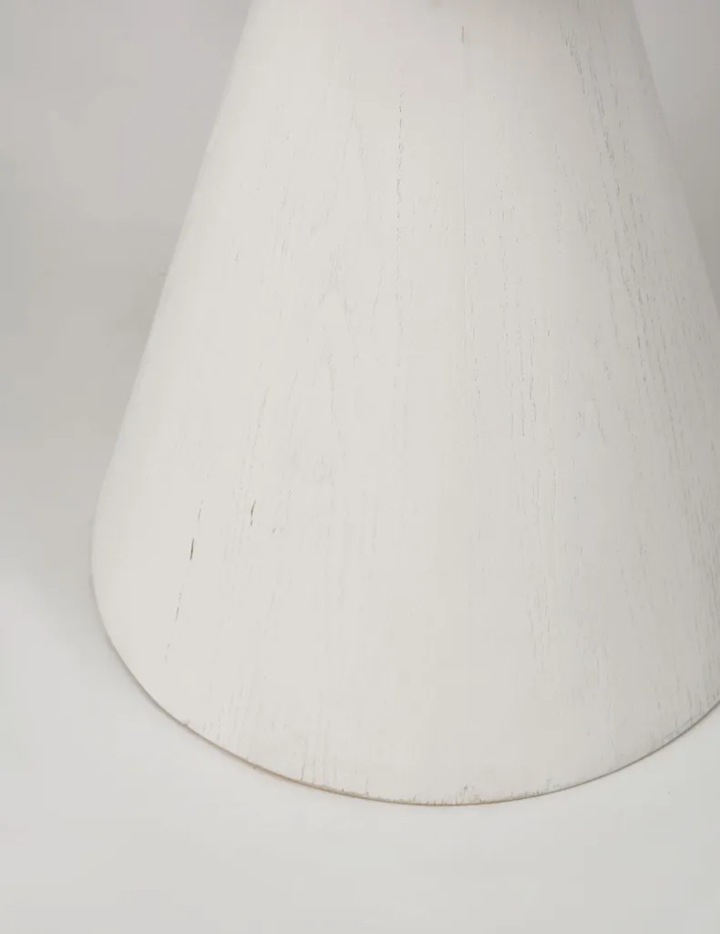 Bout de canapé blanc 40 cm - Table d'appoint idéale pour petits salons - 3