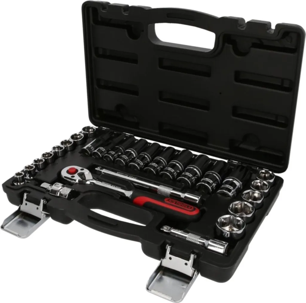 KS TOOLS 918.0627 CHROMEplus Jeu de clés à douilles 3/8" - 27 pièces