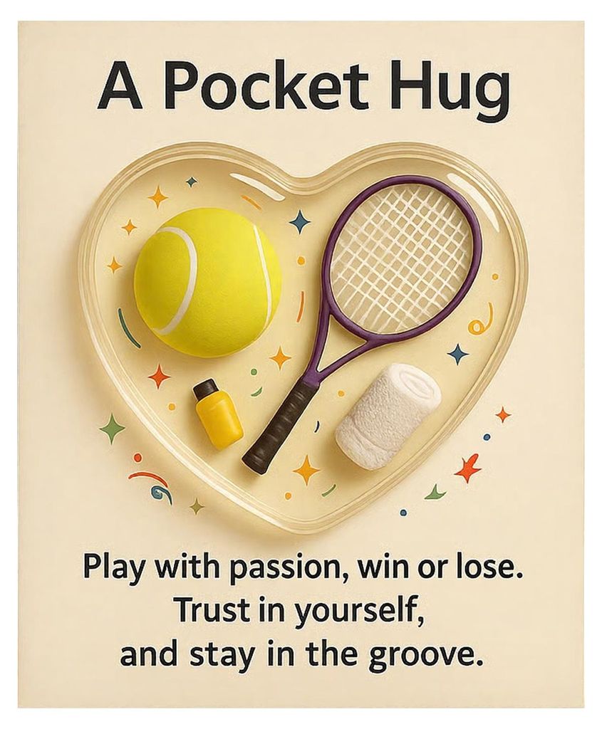 Sportmotivierte Pocket Hug Football Golf Tennis Soccer Baseball Pocket Hug Herzanhänger Geschenk zur emotionalen Unterstützung mit inspirierenden...