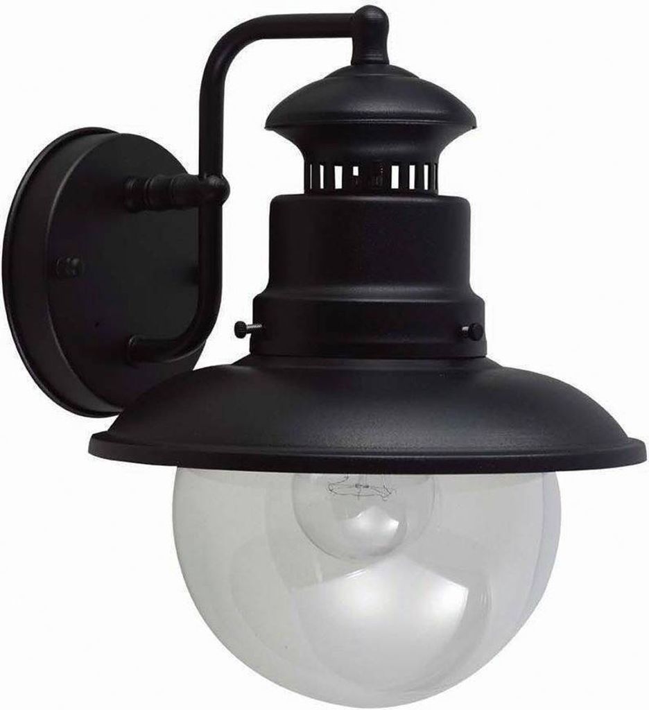 Elstead Shipston Außen-Wandleuchte E27 Schwarz IP44 Produktbild 